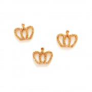  Iron-on Fabric Sticker - Gold Crown